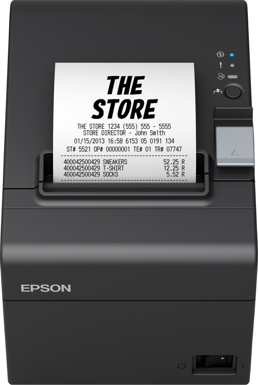 Epson TM-T20III (011A0): USB + Serial, PS, Blk, UK - Epson