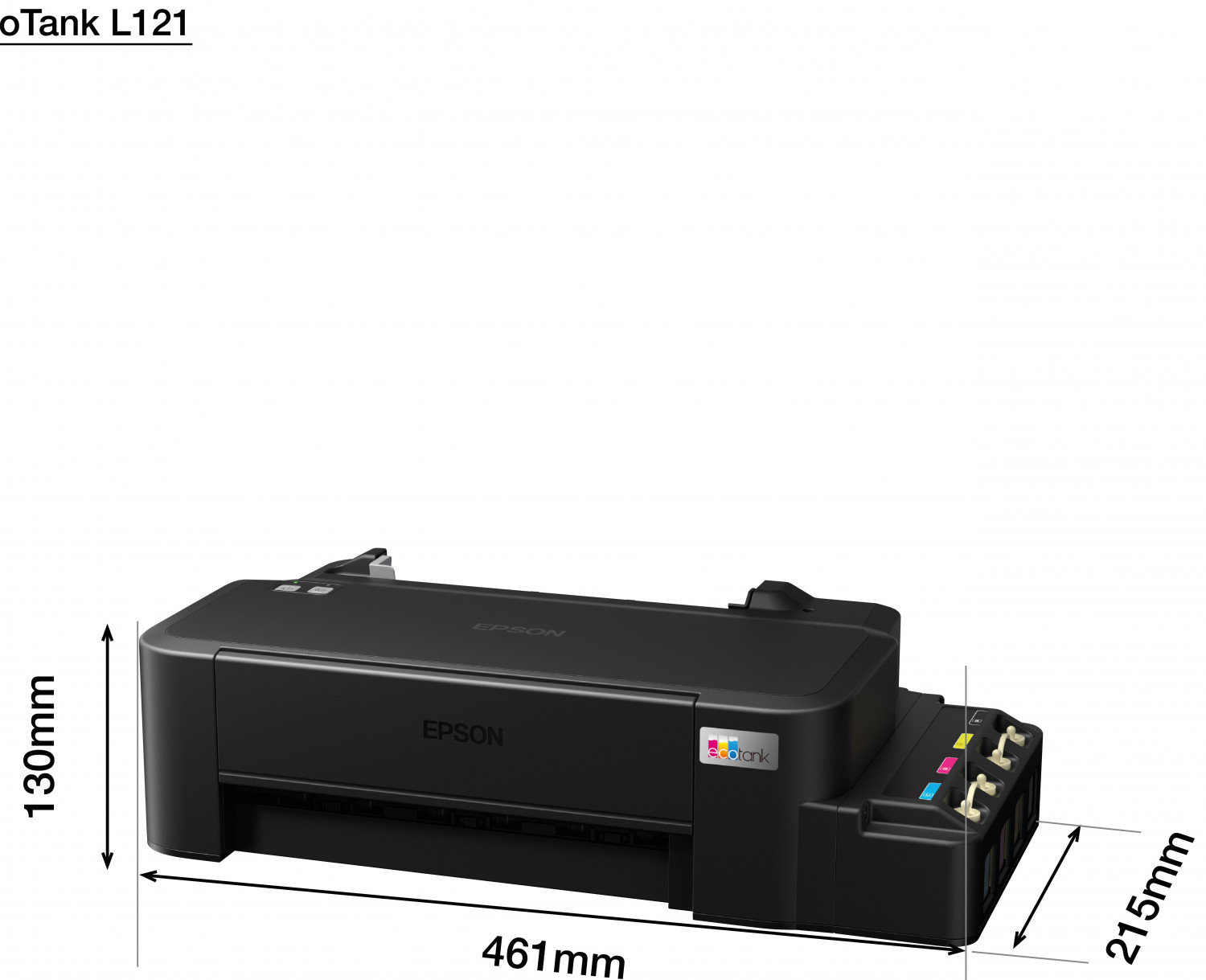 Imprimante à Réservoir Intégré EPSON ECOTANK L1110 Couleur - Noir T