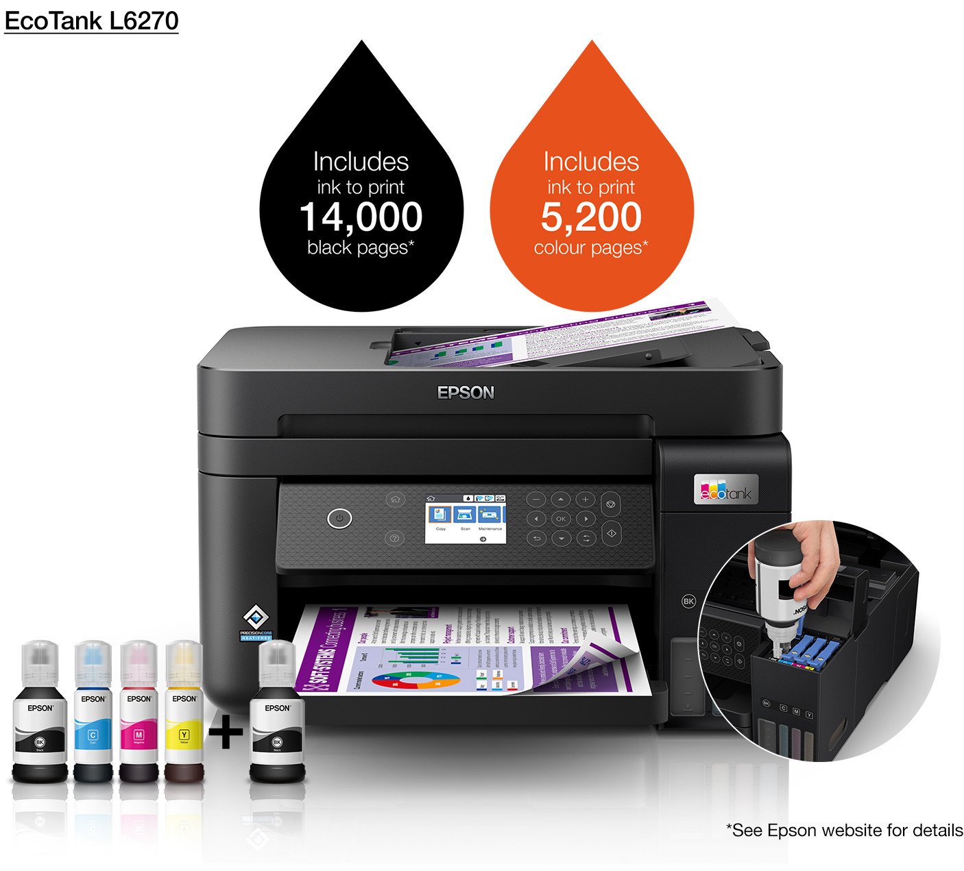 【訳アリ】EPSON　IC36Aシリーズ7 色セットPX-6550PX-6500 エプソン IC6CL80L 6色パック 互換インクカートリッジ 大容量L