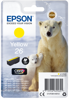 26 Polar bear Claria Premium Single Yellow Ink