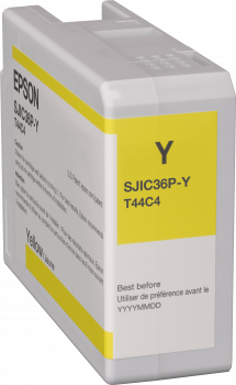 SJIC36P(Y): Ink cartridge for ColorWorks C6500/C6000 (Yellow)