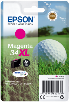 34XL Golfball DURABrite Ultra Single Magenta Tinte
