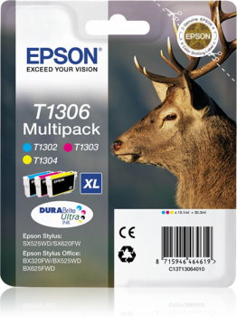 Multipack 3 Farben T1306 DURABrite Ultra Ink