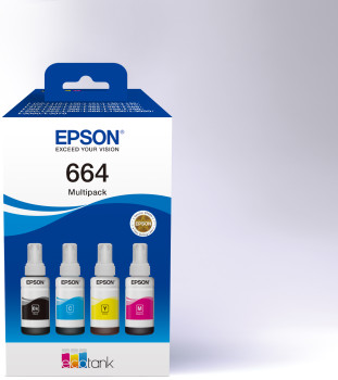 664 EcoTank 4-colour multipack