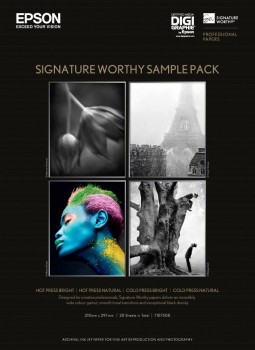 Signature Worthy Sample pack, A4 size, 20 sheets