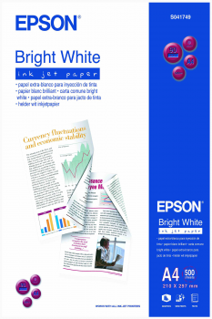 Bright White Ink Jet Paper, DIN A4, 90g/m², 500 Sheets
