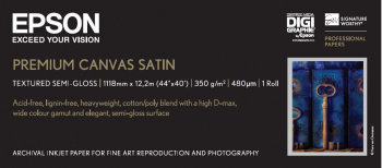Premium Canvas Satin, 44" x 12,2 m, 350g/m²