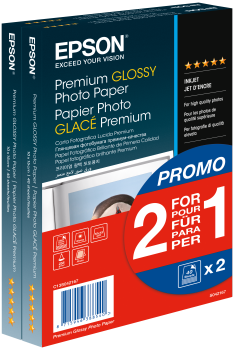 Epson Premium Glossy Photo Paper (100 x 150mm), 255gsm, 80 Epson Premium Glossy Photo Paper (100 x 150mm), 255gsm, 80