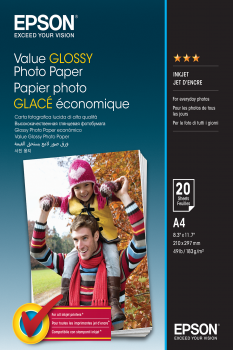 Value Glossy Photo Paper - A4 - 20 Blätter
