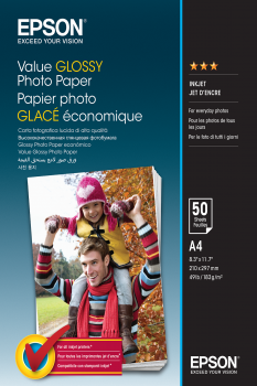 Value Glossy Photo Paper - A4 - 50 Blätter