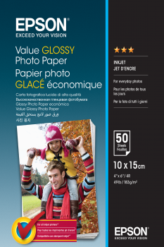Value Glossy Photo Paper - 10x15cm - 50 Blätter
