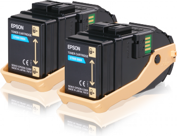 Tonerkassetten-Doppelpack Cyan 7.5k x 2