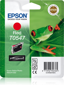 Singlepack Red T0547 Ultra Chrome Hi-Gloss