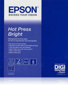 Hot Press Bright, DIN A2, 25 Sheets