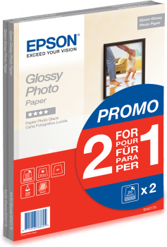 Glossy Photo Paper – 2 für 1, DIN A4, 225 g/m², 40 Blatt