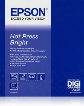 Hot Press Bright 17"x 15m