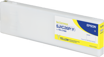 SJIC26P(Y): Ink cartridge for ColorWorks C7500 (Yellow)