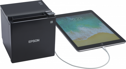 Epson TM-m30II-H (141): USB + Ethernet + BT + Lightning + SD, White, PS, EU