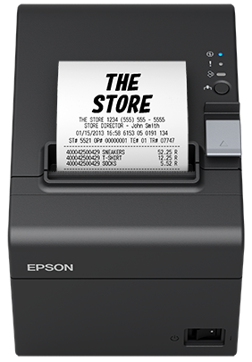 Epson TM-T20III (011A0): USB + Serial, PS, Blk, UK - Epson