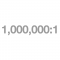 1,000,000:1