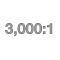3,000:1
