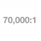 70000:1