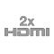 2x HDMI