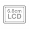 LCD Screen 6.8 cm
