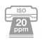 Printing speed 20 ppm ISO