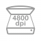 Scan with 4.800 dpi