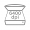 Scan with 6.400 dpi