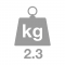 Weight 2.3kg